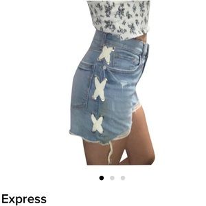 Vintage High Rise Shorts from Express